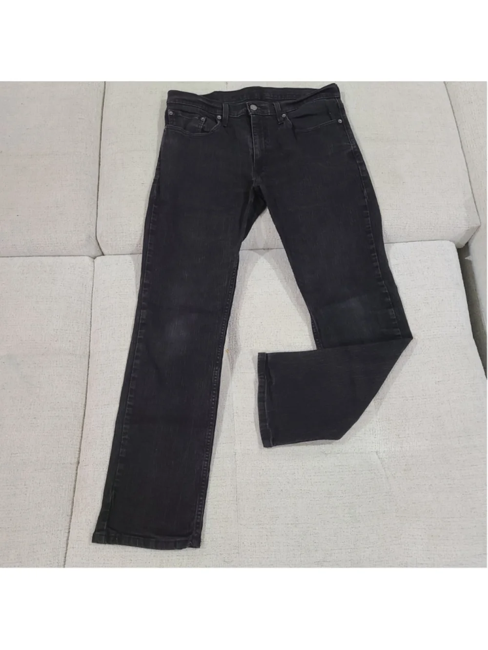 Levi's 559 Relaxed Straight Jeans Mens 34x32 Black Stretch Denim
